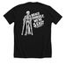 5 East, a Solid Black Blend Premium Unisex Tee (back-view)
