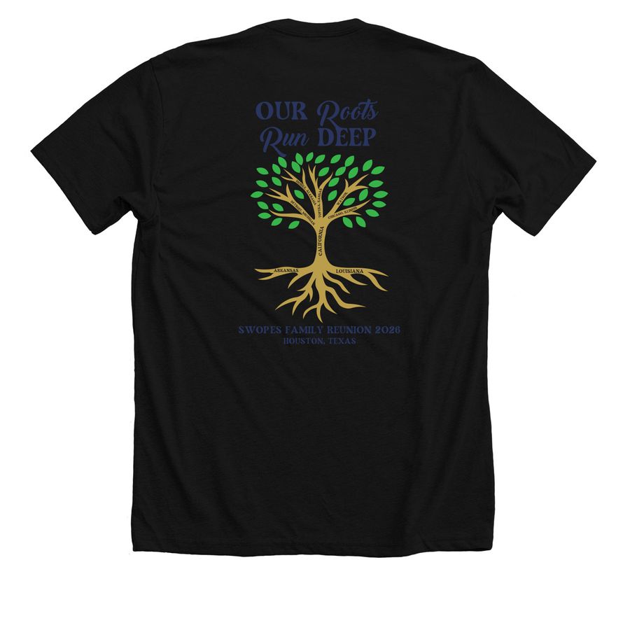 Let?s Do This!, a Solid Black Blend Premium Unisex Tee (back-view)