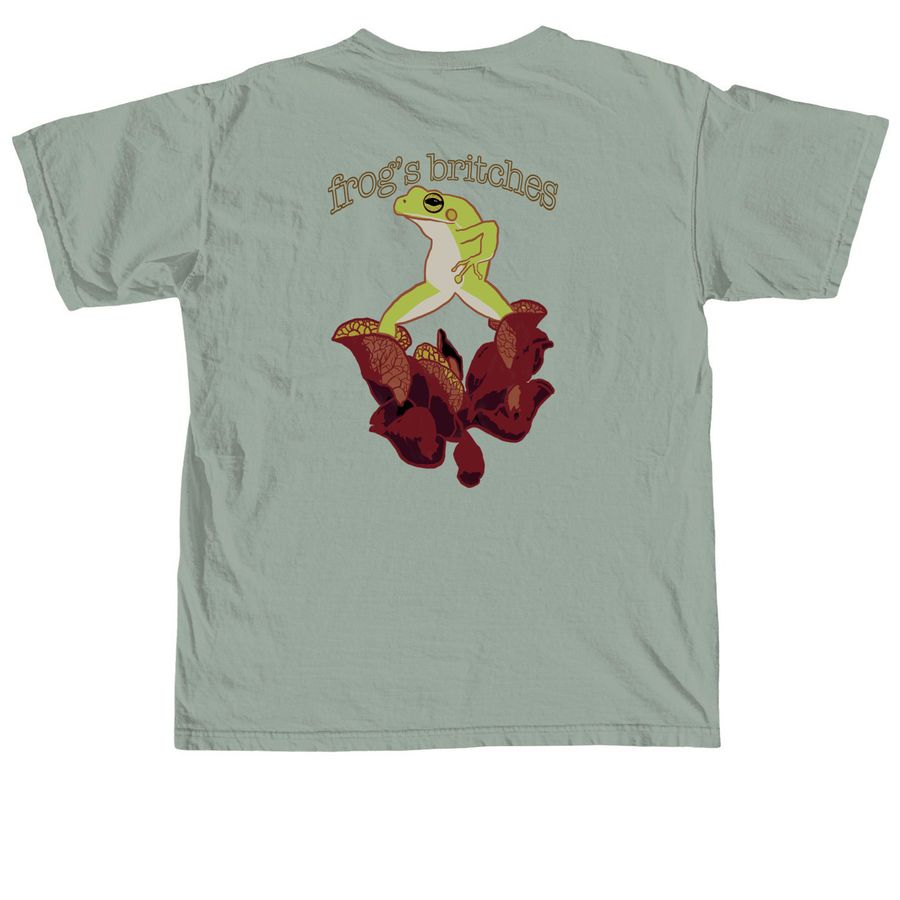 frog's britches, a Bay Comfort Colors Unisex Tee (back-view)