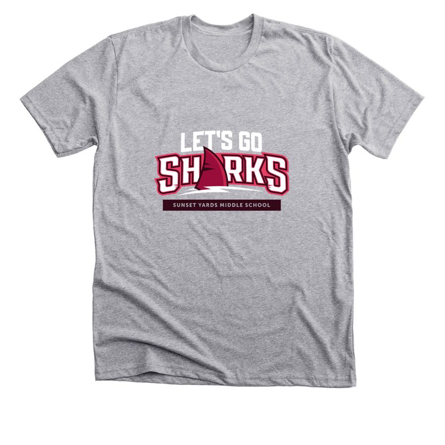 SYMS Sharks Pride!, a Athletic Heather Premium Unisex Tee