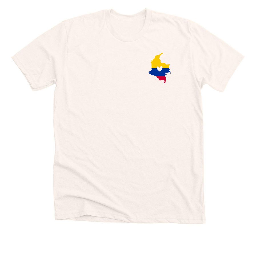 Colombia?Let your Light Shine, a Heather Natural Premium Unisex Tee