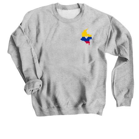 Colombia?Let your Light Shine, a Sport Grey Crewneck Sweatshirt