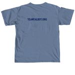 Team Talbot!, a Blue Jean Comfort Colors Unisex Tee (back-view)