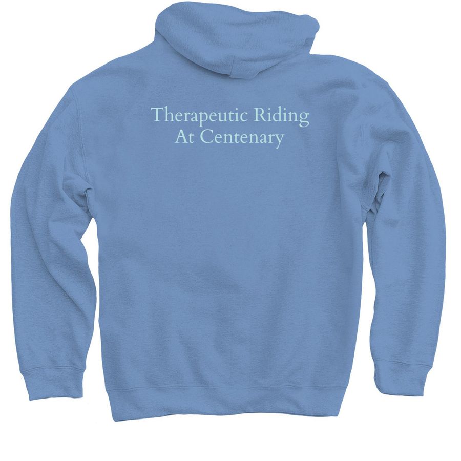 TRAC Logo-Wear Fundraiser, a Carolina Blue Pullover Hoodie (back-view)