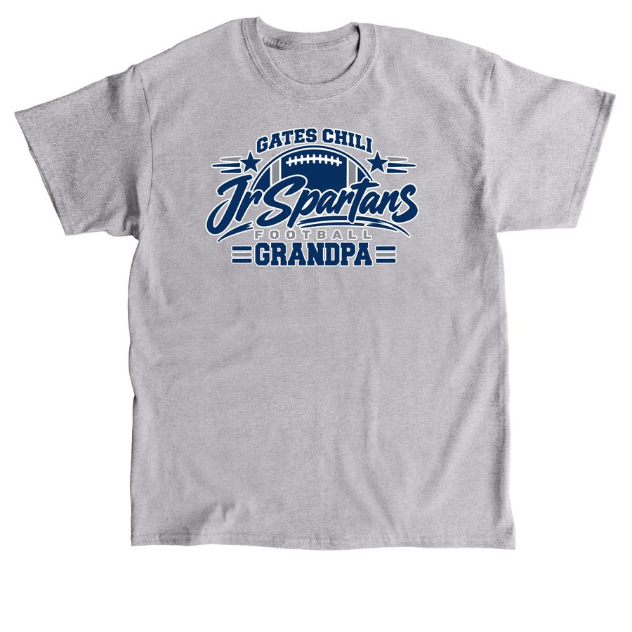 Gates Chili Jr Spartans Football Grandpa, a Sport Grey Classic Unisex Tee