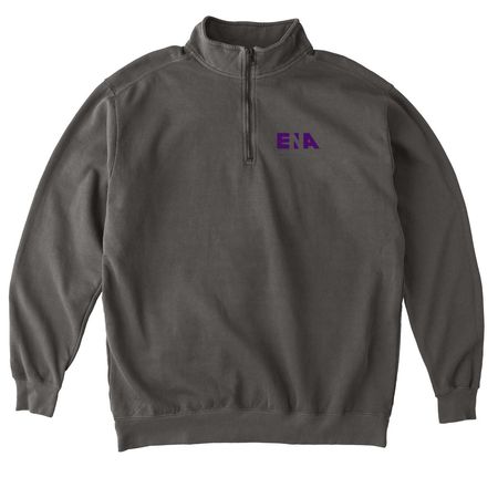 B52 ED, a Pepper Comfort Colors Quarter Zip Pullover