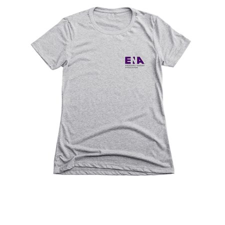 B52 ED, a Dark Heather Grey Women's Slim Fit Tee