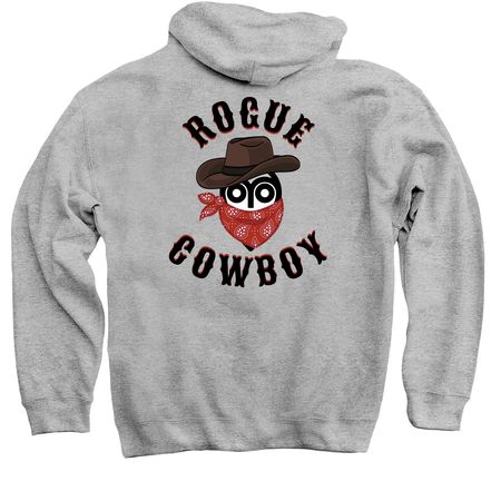 Rogue Cowboy, a Sport Grey Pullover Hoodie
