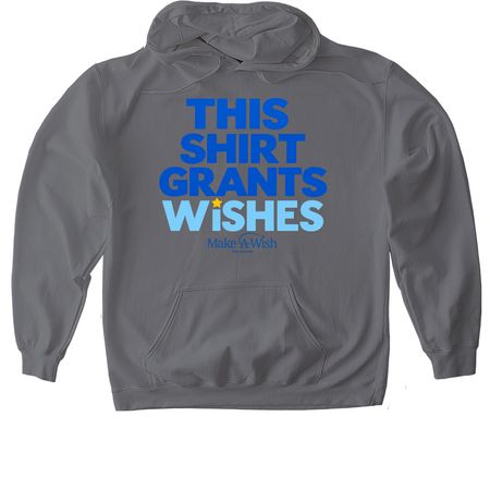 This Shirt Grants Wishes, a Charcoal Gildan Softstyle Pullover Hoodie