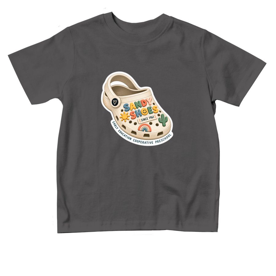 Toddler: Sandy Shoes Since 1961, a Charcoal Toddler Tee