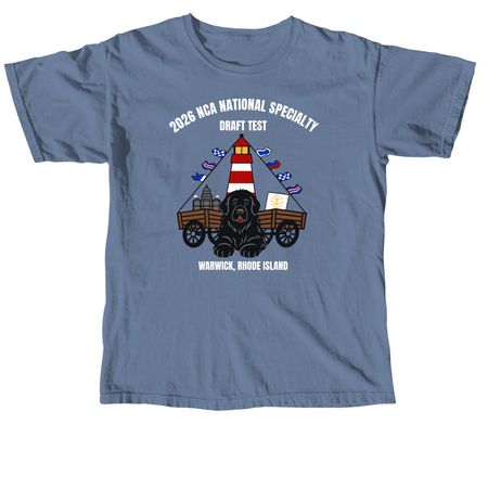OLD-2026 NCA National Specialty Draft Test, a Blue Jean Comfort Colors Unisex Tee