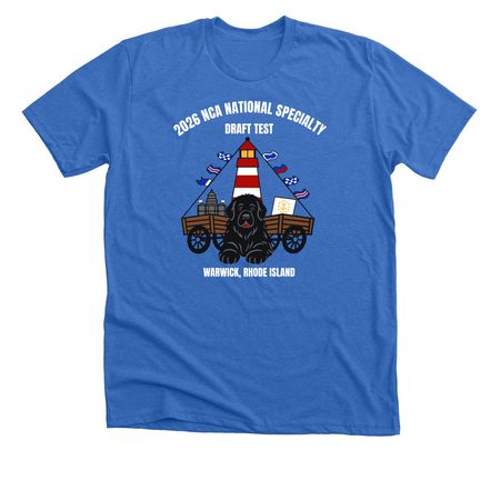 OLD-2026 NCA National Specialty Draft Test, a Heather True Royal Premium Unisex Tee