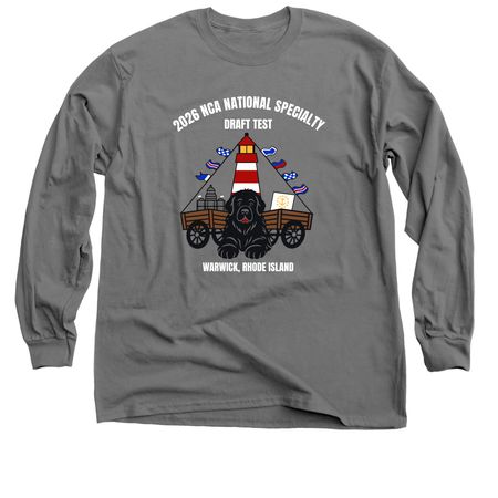 OLD-2026 NCA National Specialty Draft Test, a Charcoal Classic Long Sleeve Tee