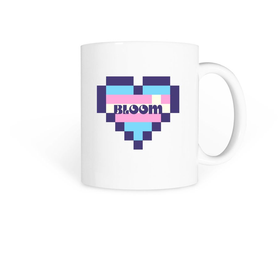 Bloom Cups, a White Coffee Mug