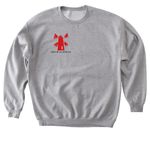 PWLT Man of La Mancha, a Sport Grey Softstyle Crewneck Sweatshirt (back-view)