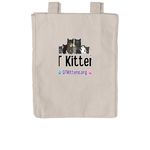 Buy A Tote Bag. &nbsp;Send a QT Kitten to College!, a Pumice Reclaimist Everywhere Tote Bag (back-view)