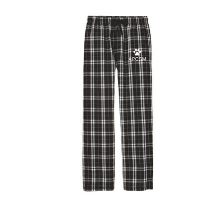 APCSM Joggers, a Black Flannel Pajama Pant