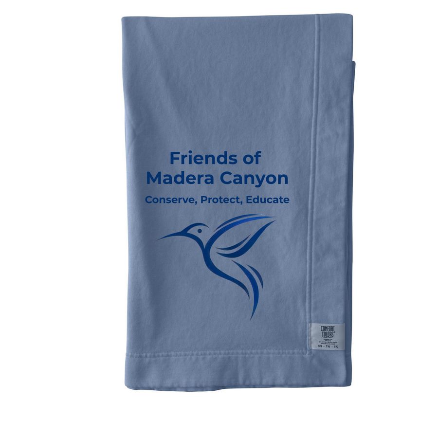 Friends of Madera Canyon, a Blue Jean Comfort Colors Blanket