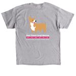 ECCR Sorry I'm Late, a Sport Grey Classic Unisex Tee (back-view)