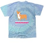 ECCR Sorry I'm Late, a Lagoon Classic Tie Dye Tee (back-view)