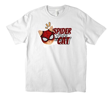 Spider-Man Cat | Spider-Man Edition, a White Unisex Heavyweight Tee