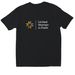 BE PART OF SOMETHING UNSTOPPABLE, a Black Softstyle Cotton Tee (back-view)