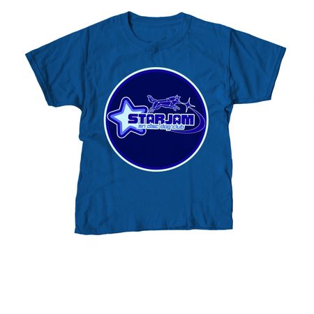 Star Jam, a Royal Blue Youth Unisex Tee