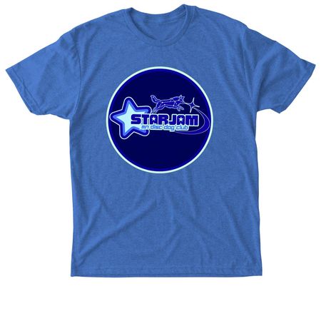 Star Jam, a Vintage Royal Triblend Unisex Tee
