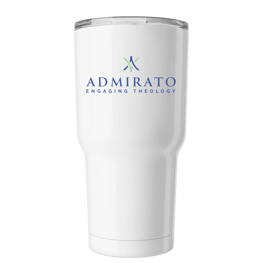 Admirato Tumbler, a White Insulated Tumbler