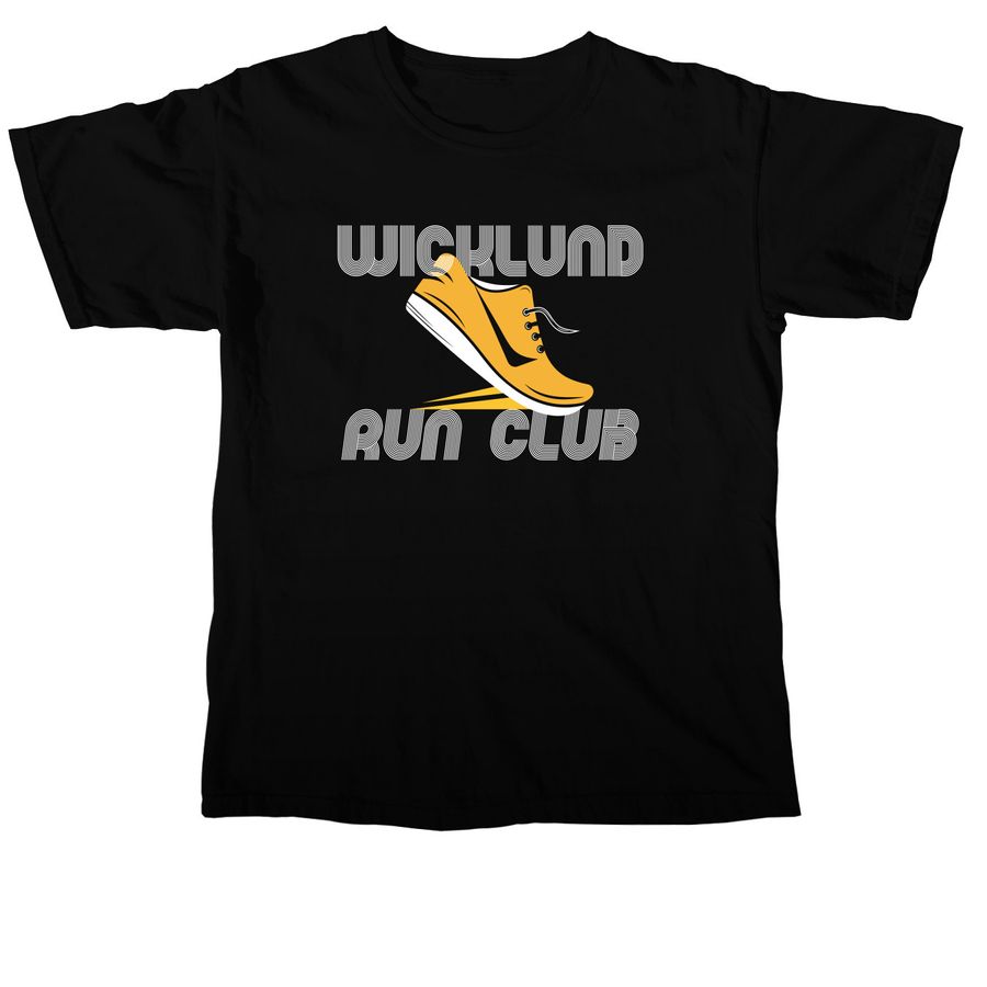 Classic Run Logo, a Black Comfort Colors Unisex Tee