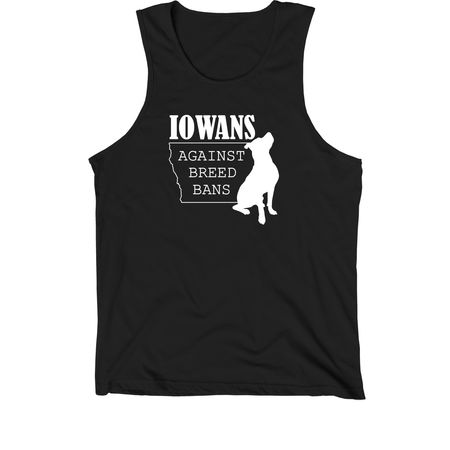 Iowans Against Breed Bans, a Black Premium Cotton Tank