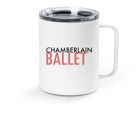Insulated Travel Mug (Standard Logo, a White Stainless Steel Travel Mug