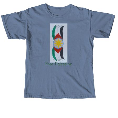 &nbsp;Young artist from Gaza, a Blue Jean Comfort Colors Unisex Tee