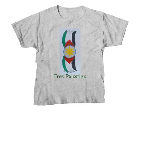 &nbsp;Young artist from Gaza, a Sport Grey Youth Unisex Tee