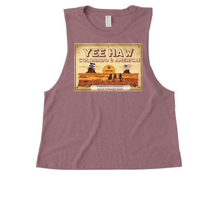 LIMITED Edition Golf Tourney Swag!, a Vintage Rose Allmade Eco Triblend Women?s Muscle Tank