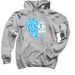 I am a Girl With Guts, a Sport Grey Pullover Hoodie