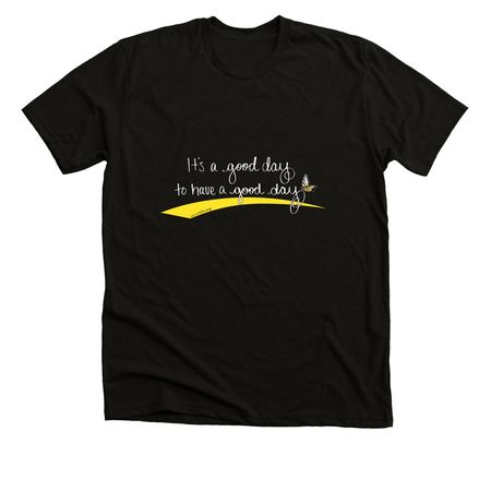 Good Day Collection, a Black Heather Premium Unisex Tee