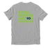 Limited Edition Every Conversation Counts Tee, a Granite Grey Heather Allmade Organic Cotton Unisex Tee (back-view)