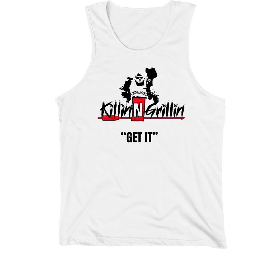 Fitness Edition, a White Premium Cotton Tank