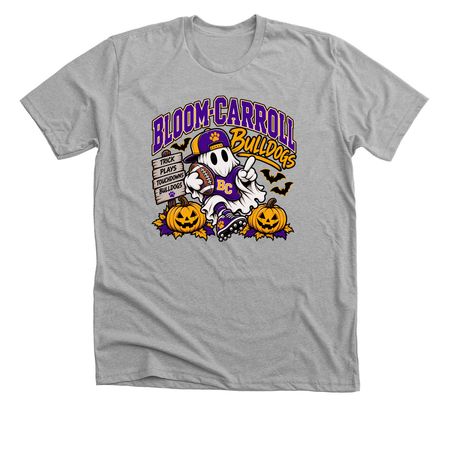 Bloom Carroll Halloween Shirt, a Athletic Heather Premium Unisex Tee