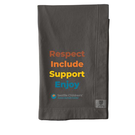 Stay cozy, and support the ABC!, a Pepper Comfort Colors Blanket