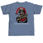 S.O.B ARMOR&nbsp;, a Blue Jean Comfort Colors Unisex Tee (back-view)