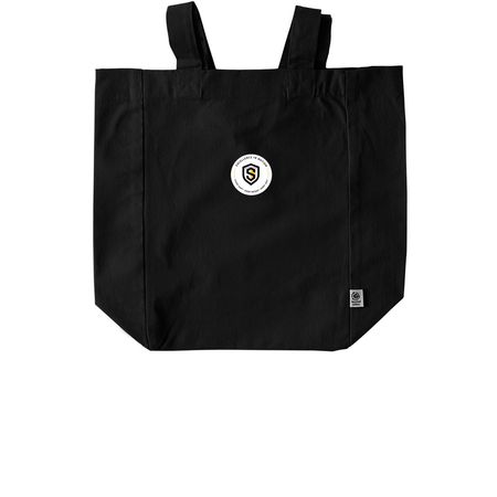 Excellence Collection:&nbsp;Carry Excellence Tote, a Black Recycled Cotton Tote Bag