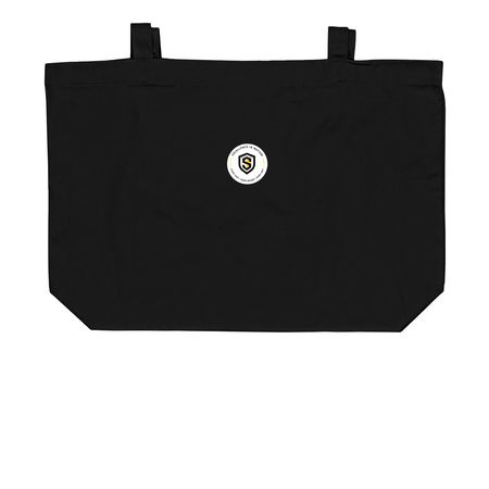 Excellence Collection:&nbsp;Carry Excellence Tote, a Black Large Organic Cotton Tote Bag