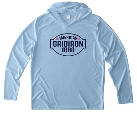 Summer Sun Blocker Hoodie&nbsp;, a Light Blue UV Performance Long Sleeve Hoodie