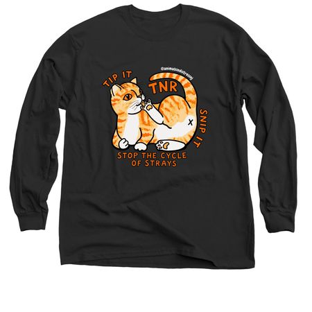 SNIP IT, TIP IT&nbsp;, a Black Classic Long Sleeve Tee