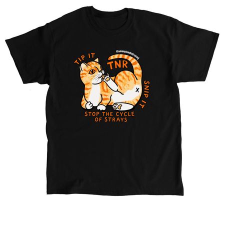 SNIP IT, TIP IT&nbsp;, a Black Classic Unisex Tee
