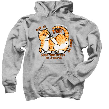 SNIP IT, TIP IT&nbsp;, a Sport Grey Pullover Hoodie