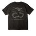 VINGTQUATRE_RADIO, a Black Unisex Heavyweight Tee (back-view)
