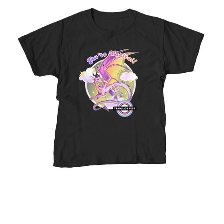 5th annual Trans Joy Fest- Demigender Design, a Black Youth Unisex Tee